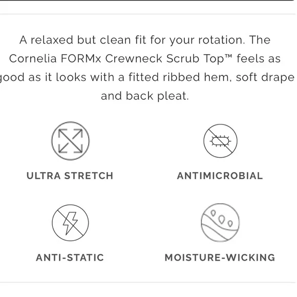 Figs Cornelia FORMx Crewneck Scrub Top - Picture 10 of 12